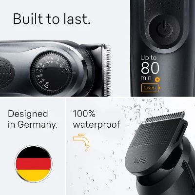 Braun All-In-One Style Kit Series-5 AiO5470 Rechargeable 9-in-1 Body Beard & Hair Trimmer - New - Image 6