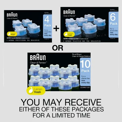 Braun Clean & Renew Refill Cartridges for Clean & Charge Systems CCR 3pk - Imperfect Box - Image 9