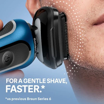 Braun Series 6-6172cc Rechargeable Wet & Dry Shaver + Smart Care Center - New - Image 3