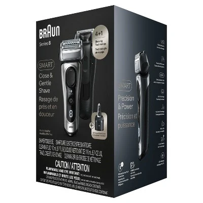 BRAUN SERIES 8-8567CC RECHARGEABLE WET & DRY SHAVER + SMARTCARE CENTER - Imperfect Box - Image 10