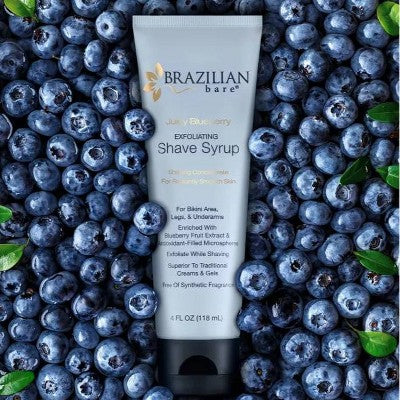 Brazilian Bare Blueberry Exfoliating Shave Syrup 4oz - New - Image 2