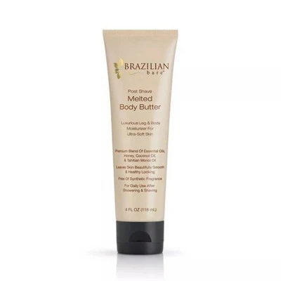 Brazilian Bare Melted Body Butter Moisturizer 4 fl oz - New