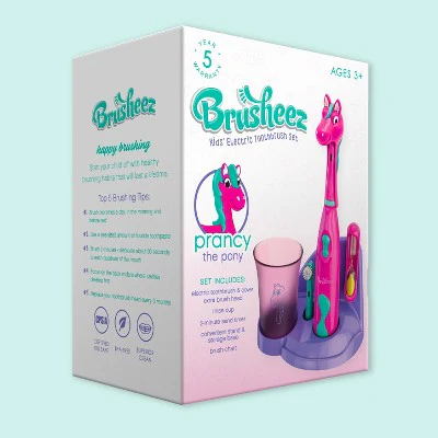 Brusheez Prancy the Pony Children's Electronic Kids Toothbrush Set - Imperfect Box - Image 2
