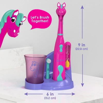 Brusheez Prancy the Pony Children's Electronic Kids Toothbrush Set - Imperfect Box - Image 5