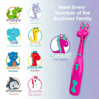 Brusheez Prancy the Pony Children's Electronic Kids Toothbrush Set - Imperfect Box - Image 7