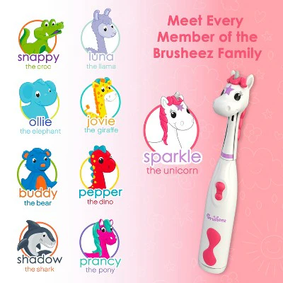 Brusheez Sparkle the Unicorn Kid's Electric Toothbrush Set - Imperfect Box - Image 7