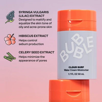 Bubble Skincare Cloud Surf Water Cream Moisturizer 1.7 fl oz - Imperfect Box - Image 4