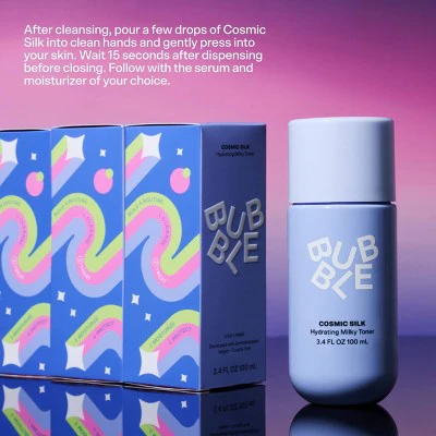 Bubble Skincare Cosmic Silk Hydrating Milky Toner 3.4 fl oz - Imperfect Box - Image 5