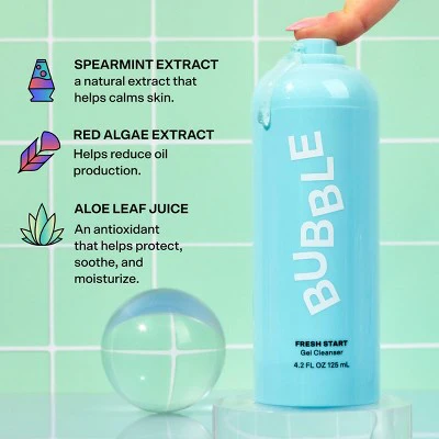 Bubble Skincare Fresh Start Gel Cleanser 4.2 fl oz - New - Image 3