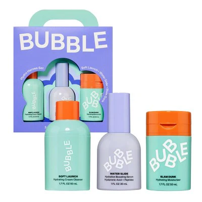 Bubble Skincare Hydro Heroes 3-Step Hydration Routine Kit - Missing Box - Image 2