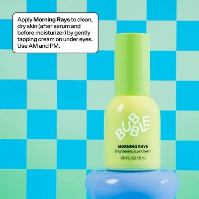 Bubble Skincare Morning Rays Brightening Eye Cream 0.5 fl oz - Imperfect Box - Image 4
