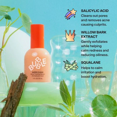 Bubble Skincare Super Clear Blemish Prevention Serum 1 fl oz - Imperfect Box - Image 4