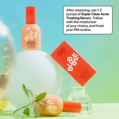 Bubble Skincare Super Clear Blemish Prevention Serum 1 fl oz - Imperfect Box - Image 5
