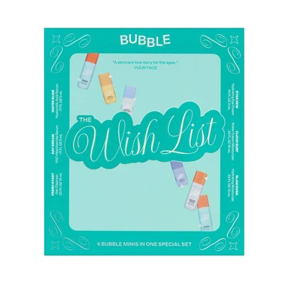Bubble Skincare The Wish List Mini Essential Gift Set 6ct - Missing Box - Image 2