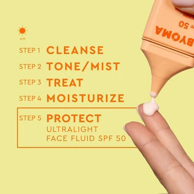BYOMA Liquid Face Fluids SPF 50 1.69fl oz - Imperfect Container - Image 7