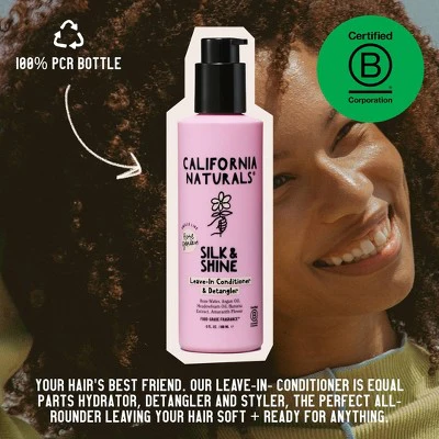 California Naturals Leave-In Conditioner & Detangler 6 fl oz - Imperfect Container - Image 5