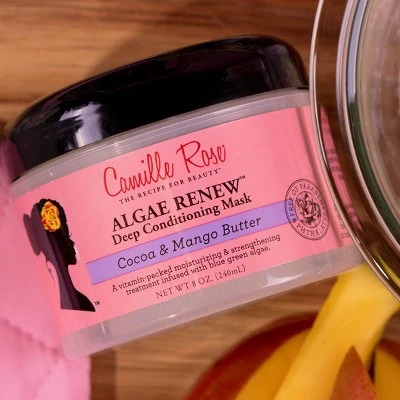 Camille Rose Algae Renew Deep Conditioning Mask 8oz - Imperfect Container - Image 3