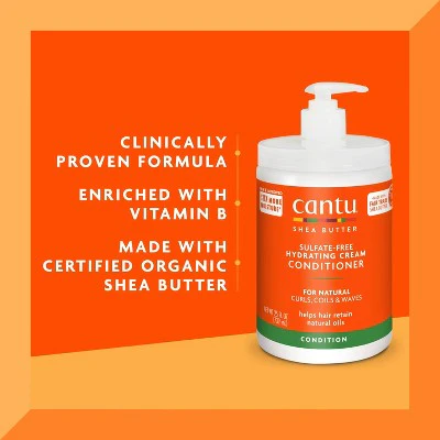 Cantu Shea Butter Hydrating Cream Conditioner 25 fl oz - New - Image 3