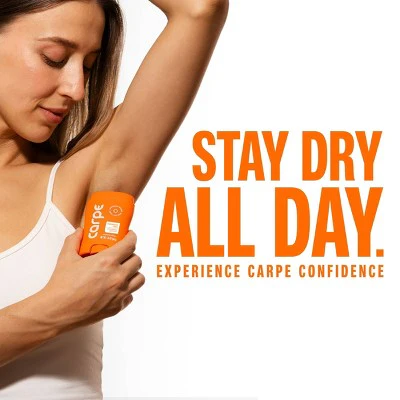 Carpe 100HR Sweat & Odor Control Antiperspirant Deodorant Fragrance Free 1.76oz - Imperfect Container - Image 5