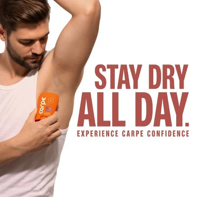 Carpe Men's 100H Sweat & Odor Control Antiperspirant Deodorant Amber Dusk 1.76oz - New - Image 5