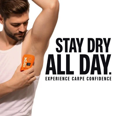 Carpe Men's 100H Sweat & Odor Control Antiperspirant Deodorant Bourbon Pepper 1.76oz - Imperfect Container - Image 5