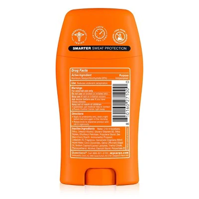 Carpe Men's 100H Sweat & Odor Control Antiperspirant Deodorant Bourbon Pepper 1.76oz - Imperfect Container - Image 9