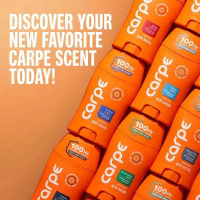 Carpe Women's 100HR Sweat & Odor Control Antiperspirant Deodorant Vanilla Peach 1.76oz - Imperfect Container - Image 8