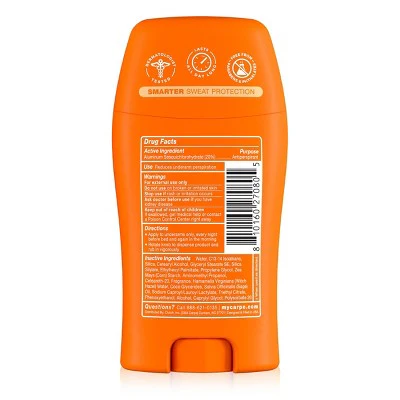 Carpe Women's 100HR Sweat & Odor Control Antiperspirant Deodorant Vanilla Peach 1.76oz - Imperfect Container - Image 9