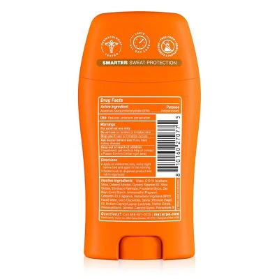Carpe Women's 100HR Sweat & Odor Control Antiperspirant Deodorant Coconut Vanilla 1.76oz - New - Image 9