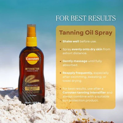 Carroten Intensive Tanning Oil Spray 6.7 fl oz - Imperfect Container - Image 6