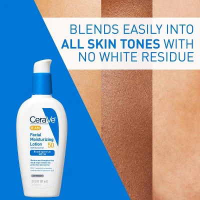 CeraVe Facial Moisturizing Lotion AM SPF50 3 fl oz - Imperfect Box - Image 4