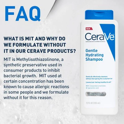 CeraVe Gentle Scalp Care Shampoo 12 fl oz - Imperfect Container - Image 7