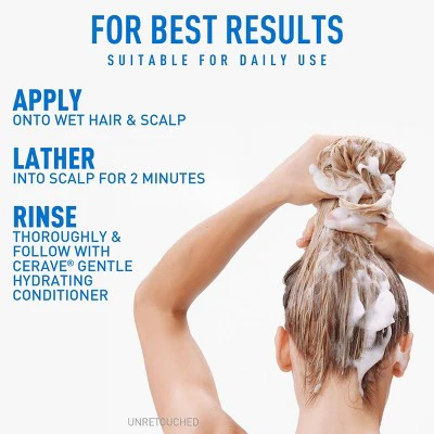 CeraVe Gentle Scalp Care Shampoo 12 fl oz - Imperfect Container - Image 9