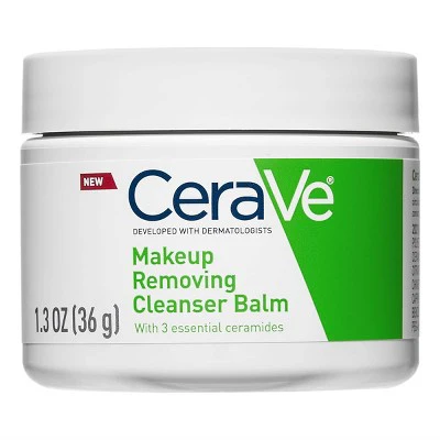 CeraVe Hydrating Makeup Cleansing Balm, Travel Size 1.3 oz - Imperfect Container - Image 12