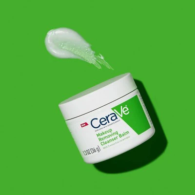 CeraVe Hydrating Makeup Cleansing Balm, Travel Size 1.3 oz - Imperfect Container - Image 7