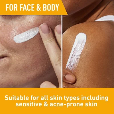 CeraVe Hydrating Sheer Sunscreen Lotion Face and Body SPF30 5oz - Imperfect Container - Image 4