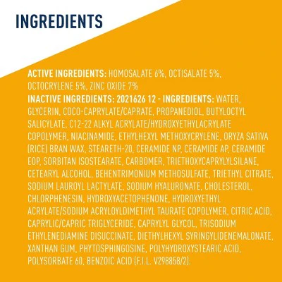 CeraVe Hydrating Sheer Sunscreen Lotion Face and Body SPF30 5oz - Imperfect Container - Image 9