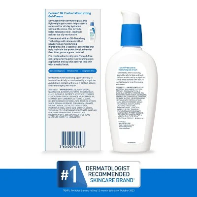 CeraVe Oil Control Face Gel Cream 3 fl oz - Missing Box - Image 8