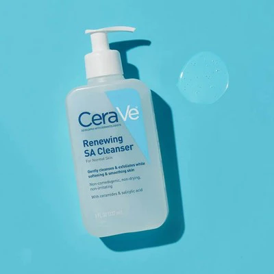 CeraVe SA Face Wash Salicylic Acid Cleanser 8 fl oz - Imperfect Container - Image 9