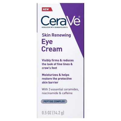 CeraVe Skin Renewing Peptide Eye Cream 0.5 fl oz - Imperfect Box - Image 11