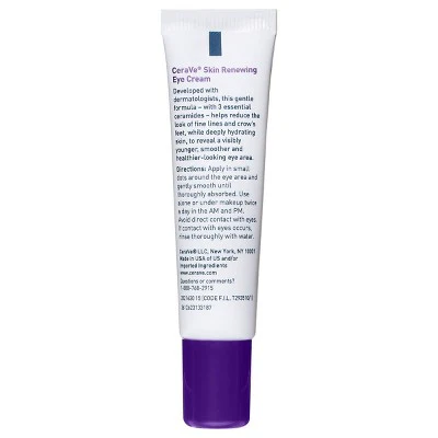 CeraVe Skin Renewing Peptide Eye Cream 0.5 fl oz - Imperfect Box - Image 9