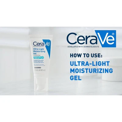 CeraVe Ultra-Light Moisturizing Face Gel 1.75 fl oz - Imperfect Box - Image 11
