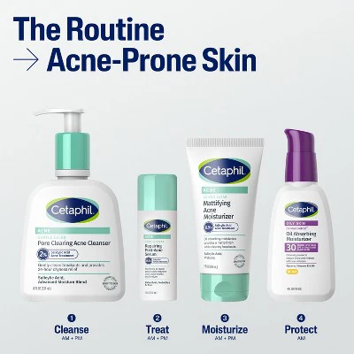 Cetaphil Gentle Clear Salicylic Acid Acne Pore Cleanser 8 fl oz - New - Image 4