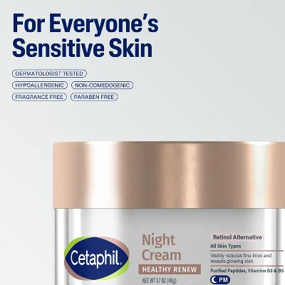 Cetaphil Healthy Renew Night Face Cream 1.7oz - Imperfect Box - Image 8