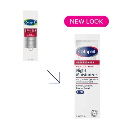 Cetaphil Redness Relieving Night Face Moisturizer 1.7 fl oz - Imperfect Box - Image 3