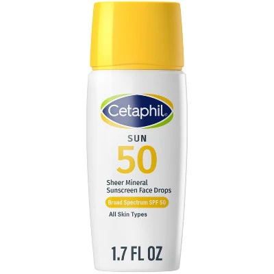 Cetaphil Sheer Mineral Liquid Face SPF 50 1.7 fl oz - Missing Box