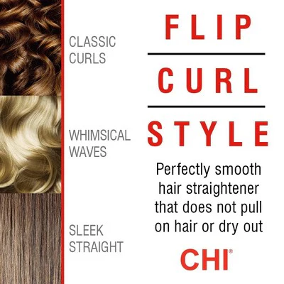 CHI Original Ceramic Hair Straightener Flat Iron 1" Floating Plates Black - Imperfect Box - Image 5