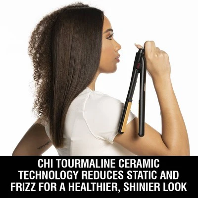 CHI Tourmaline Ceramic Flat Iron Black 1" - Imperfect Box - Image 6