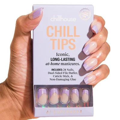 Chillhouse Chill Tips Press-On Fake Nails AI Supernova 24ct - Imperfect Box - Image 2