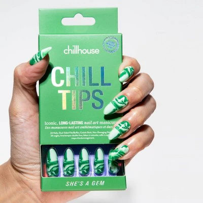 Chillhouse Chill Tips Press-On Fake Nails Shes a Gem 24ct - New - Image 4